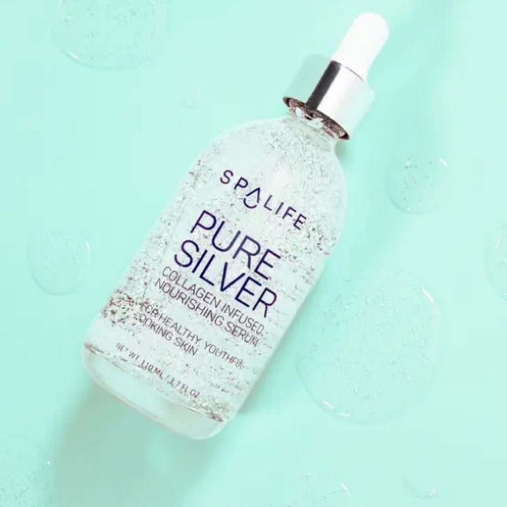 SpaLife Pure Silver Collagen Infused Nourishing Serum.
3.7 fl. Oz./ 110 mL
New - Picture 2 of 5